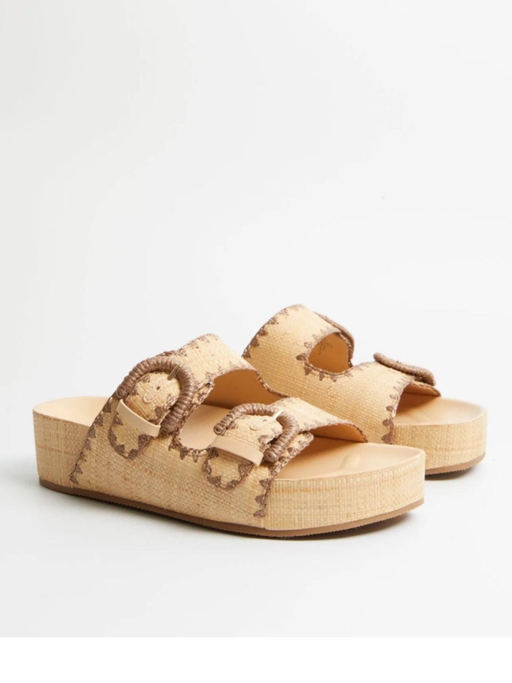 Marc Fisher Solea Woven Platform Slides